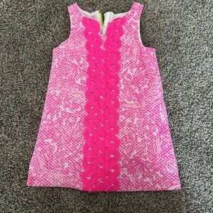 Lilly Pulitzer Pink Floral Kids Dress